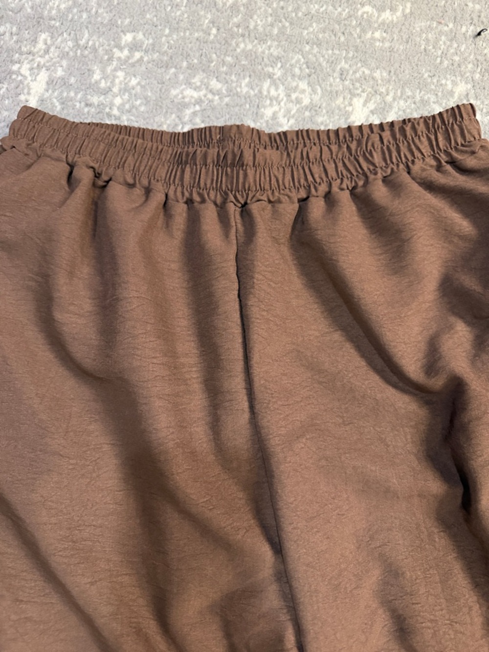 Classic Brown V-Neck Pajama Set for Women - Picture 4 of 4